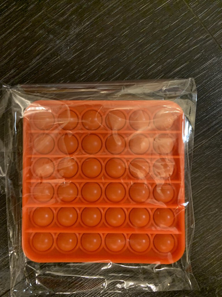 Orange Square Pop It