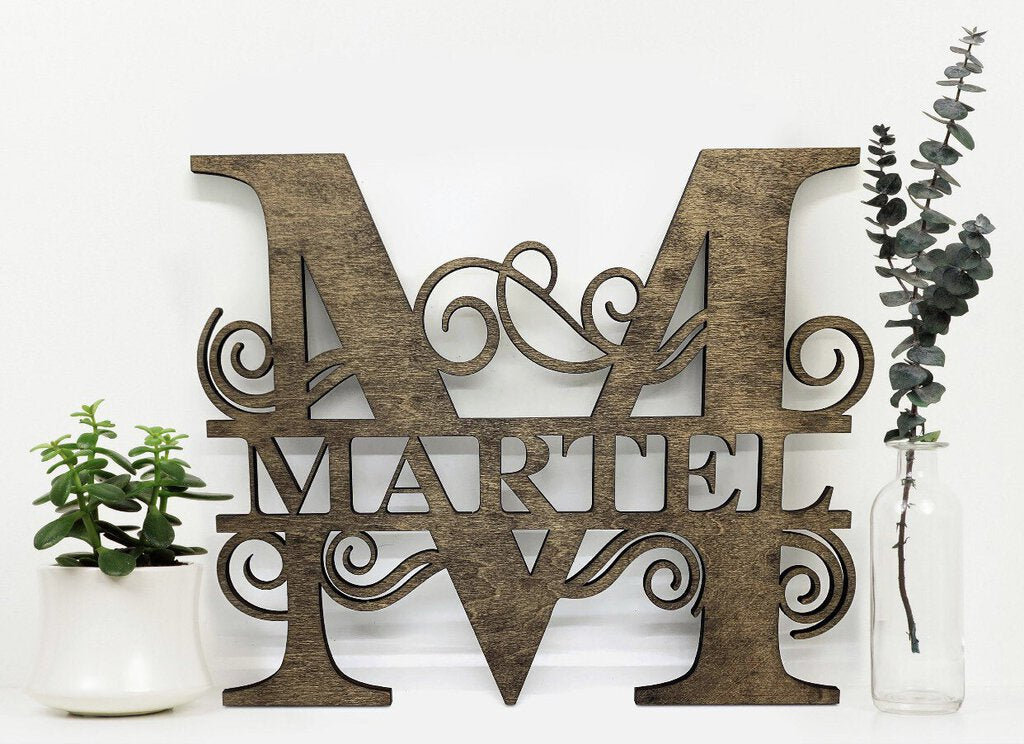 Custom Last Name Letter