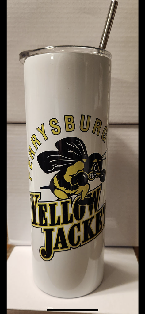 Yellow Jackets Tumbler, Size: 20oz