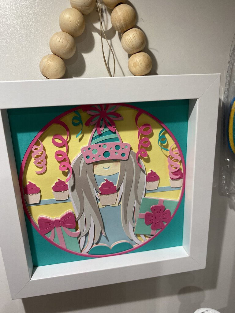 Birthday Gnomes 3, White, Size: 5x5