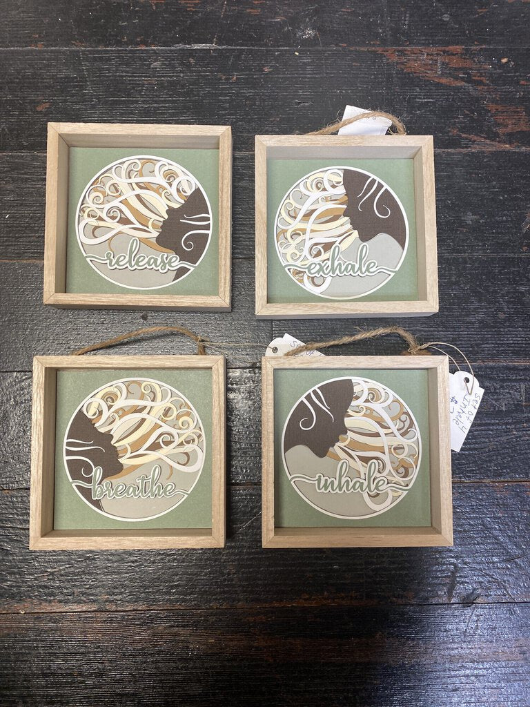 Set Of 4 Inspire, Size: 4x4