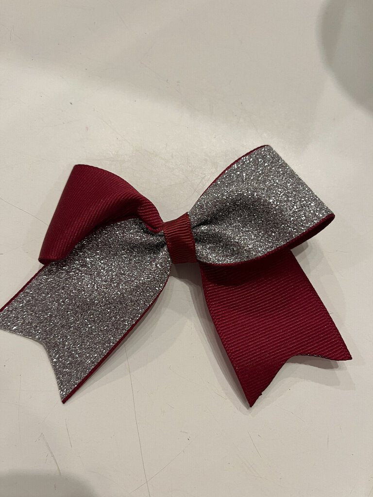 Mini Cheer Clip Gry Gltr, Mrn/Gry