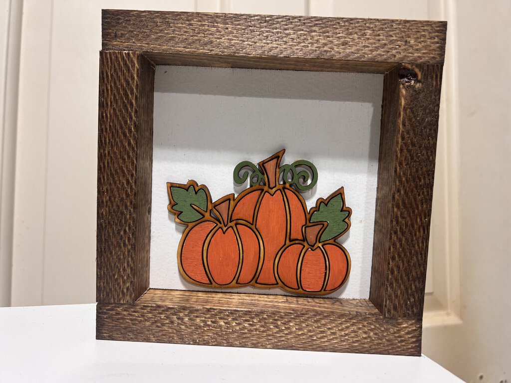 Trio pumpkin mini