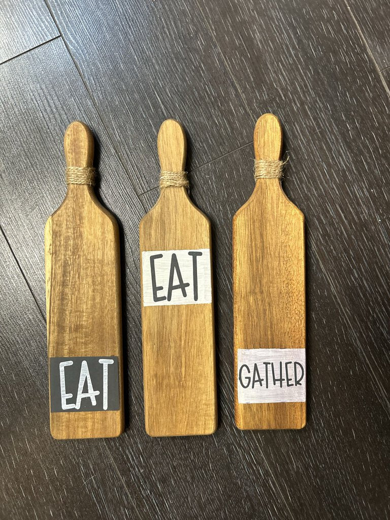 Short Cutting Board with Message