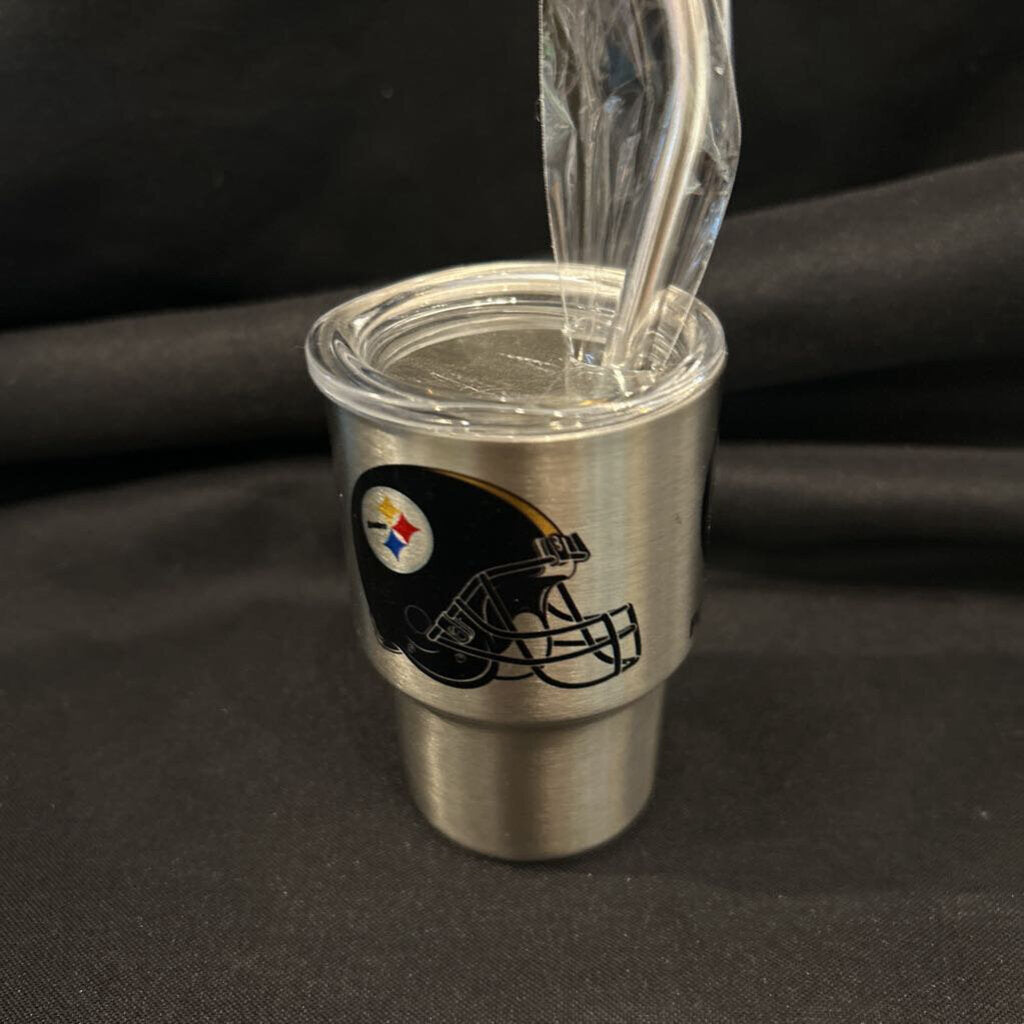 SS Steelers Mini Shot Glass 3oz