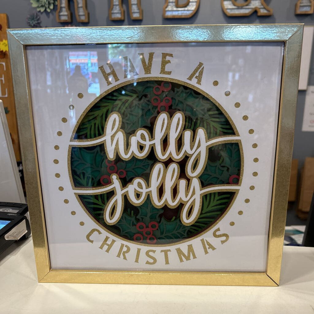 12x12 Holly Jolly-W
