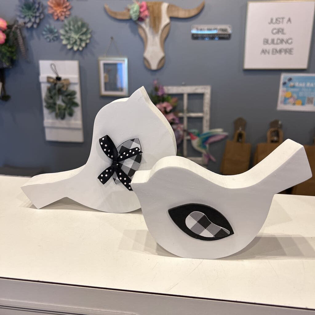 Set of 2 love birds right face