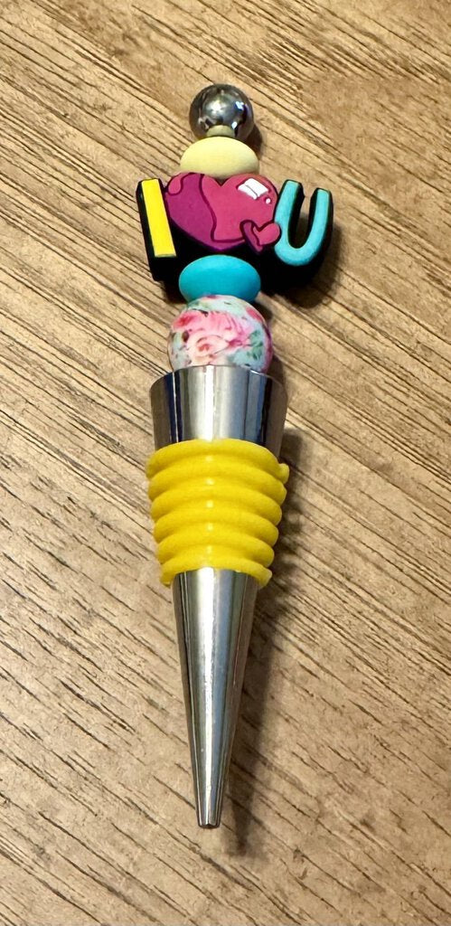 I Love You Wine Stopper