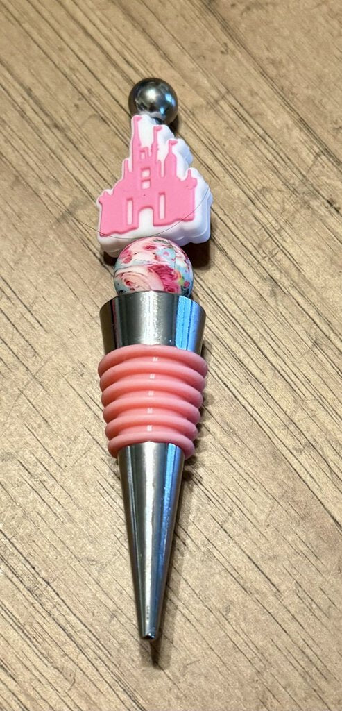 Pink Castle Wine Stopper SS