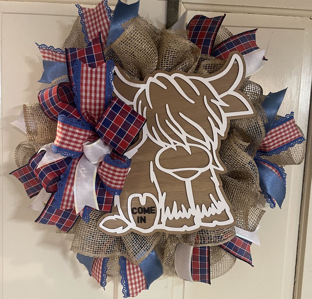 Cow Wreath
