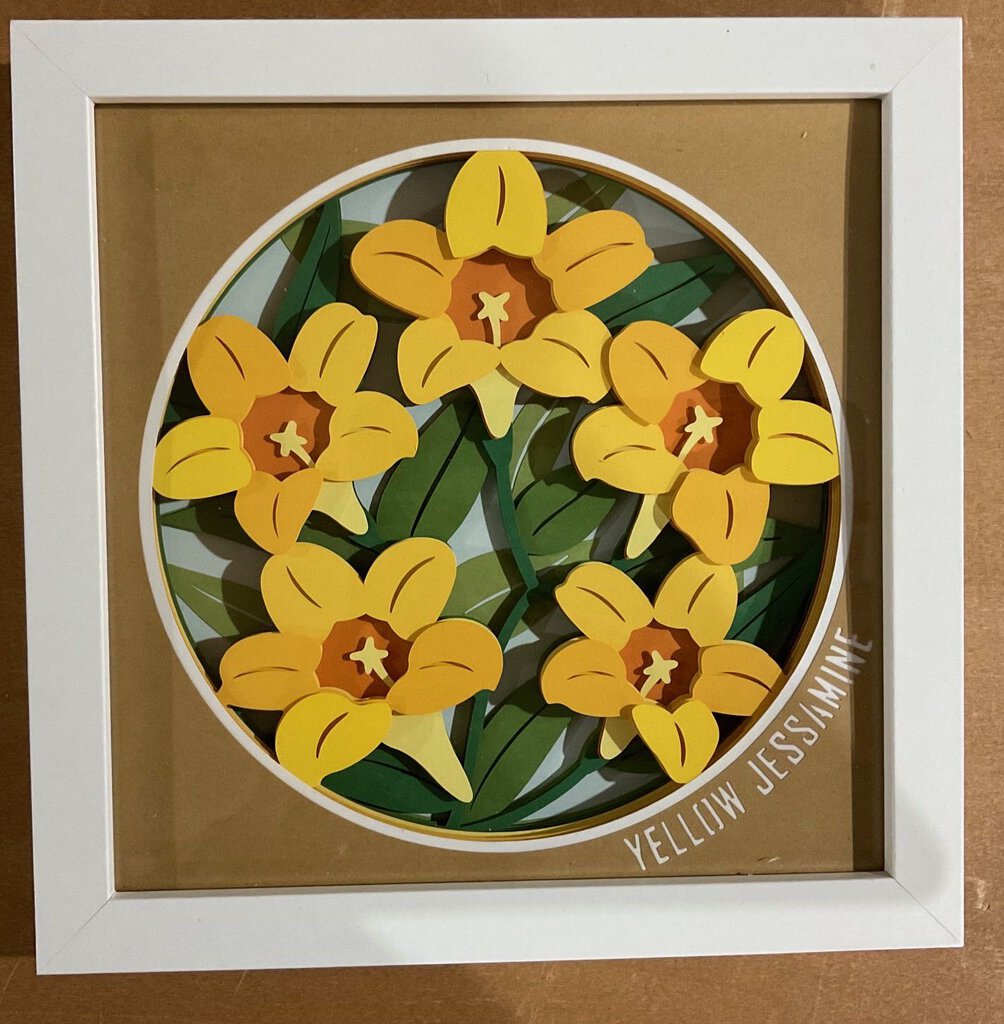 Yellow Jessamine Shadowbox