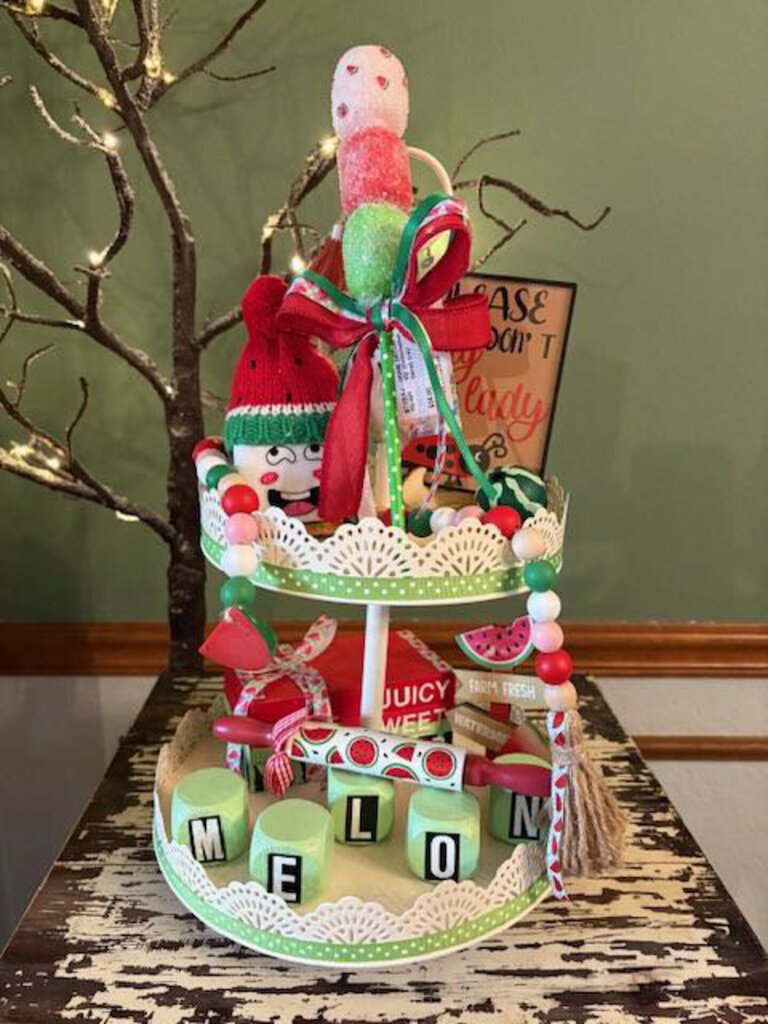 Watermelon Tiered Tray