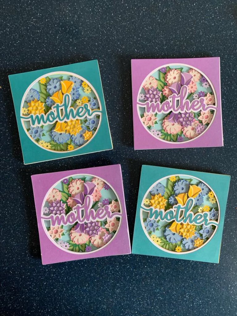 Mother, teal, magnets