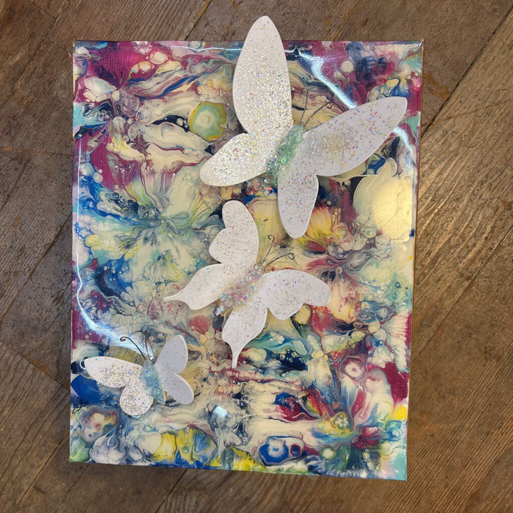 Butterfly Plaque 3D