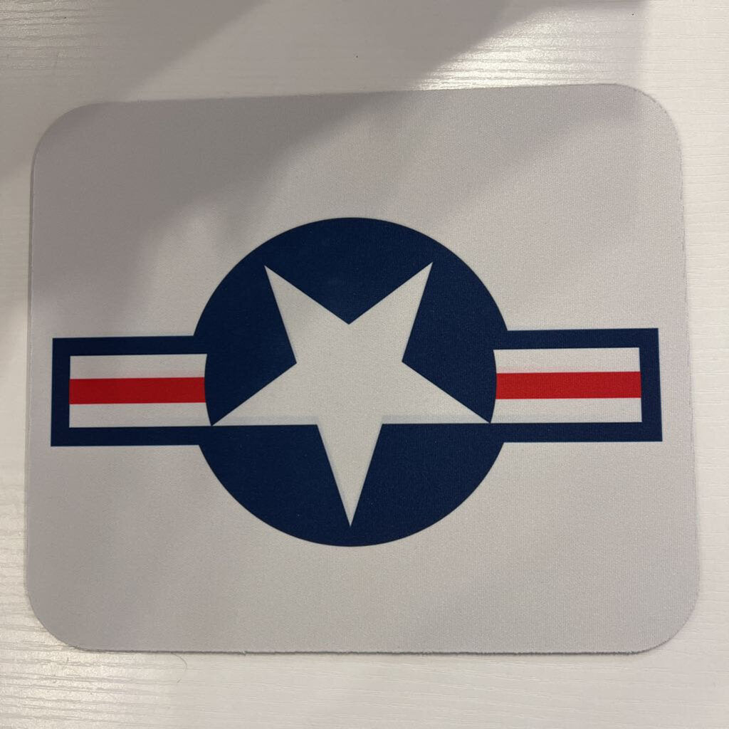 Air Force Star Mouse Pad