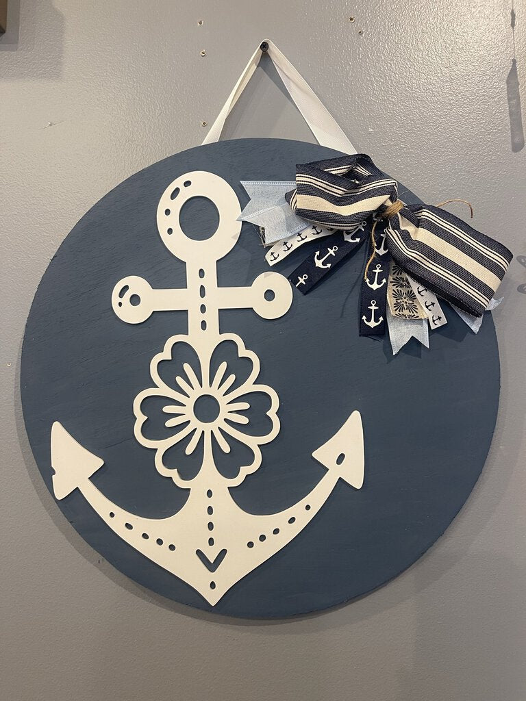 Floral Anchor Round