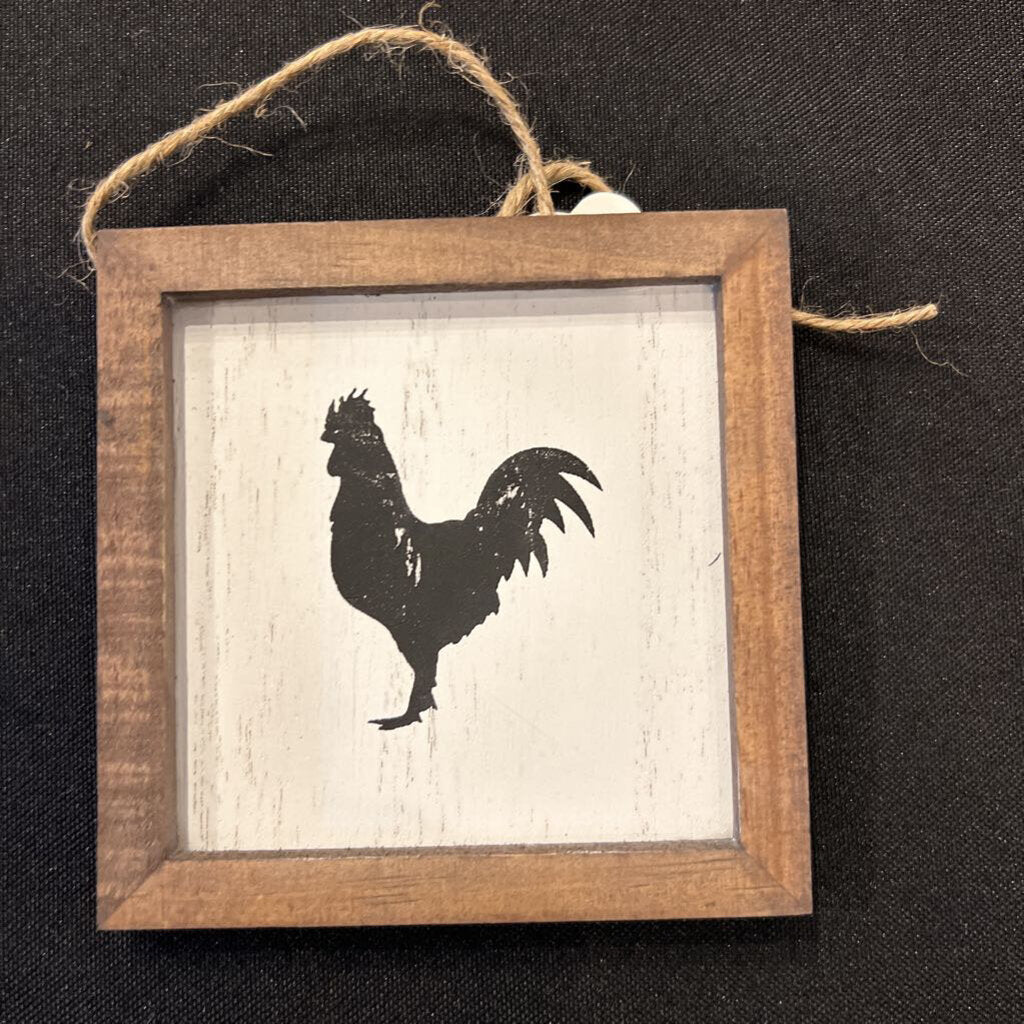 Rooster Mug Shelf Sitter