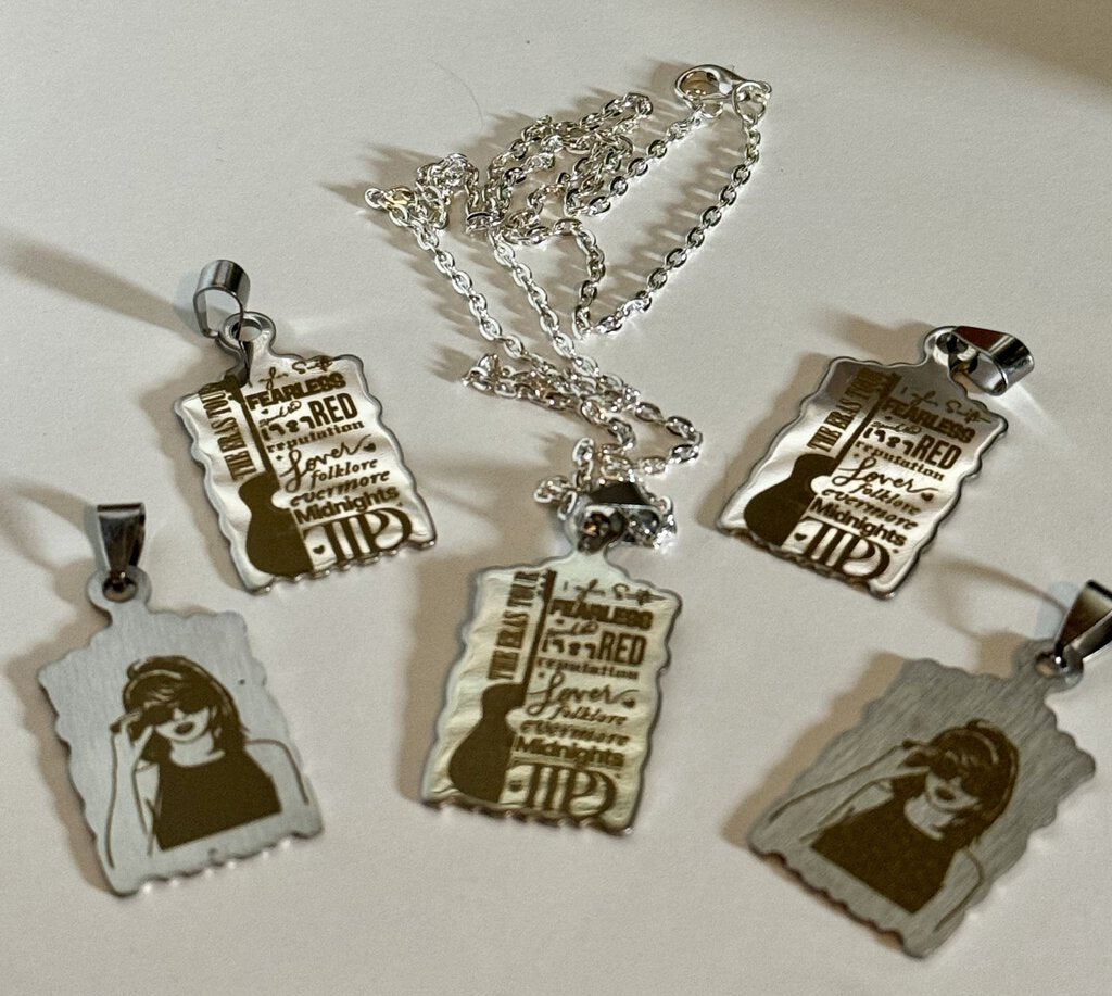 Album & Taylor Head Necklace