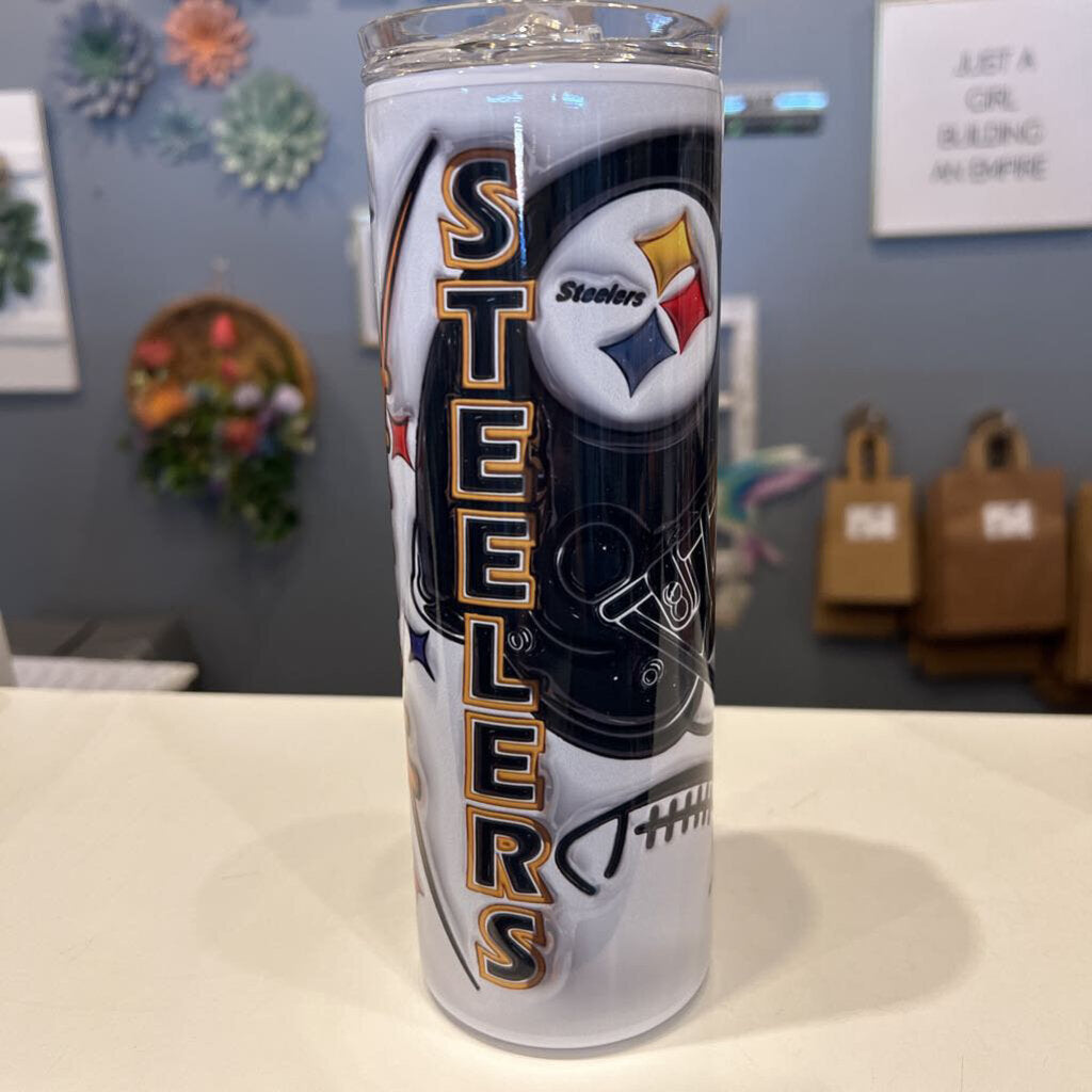 Steelers 3D Tumbler 20oz