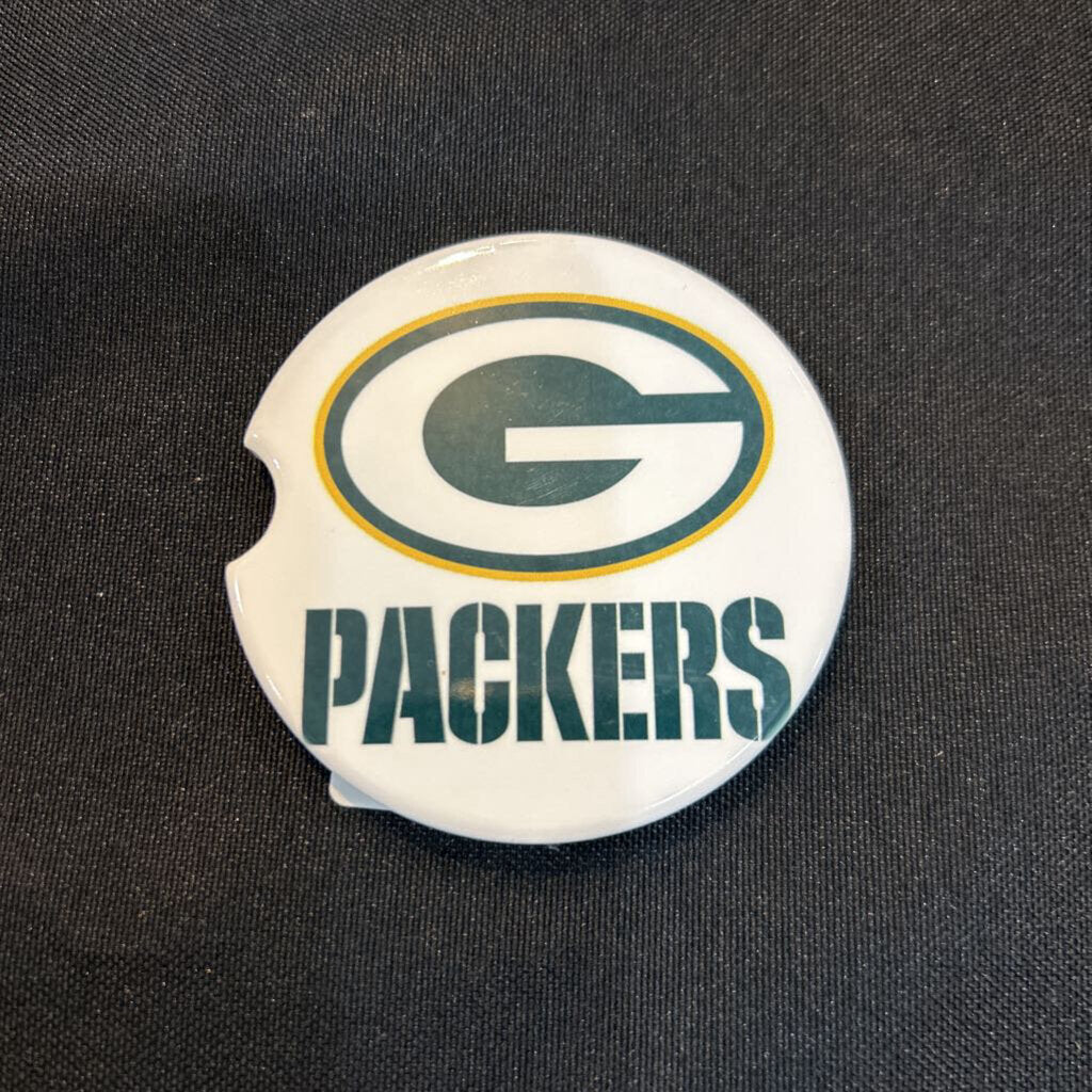 GB Packers Car Coaster