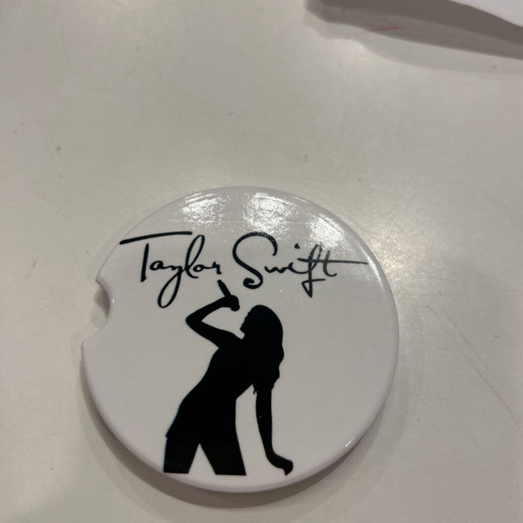 Taylor Swift singing w/ mic Car Coaster