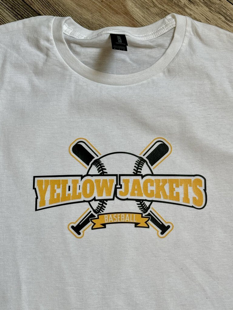 Jackets Baseball Adult TS, SS, Wht, 3XL