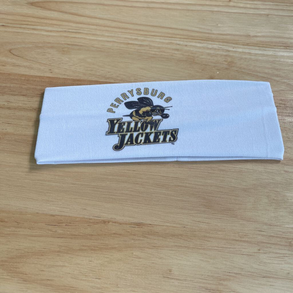 Perrysburg Yellow Jackets White Headband