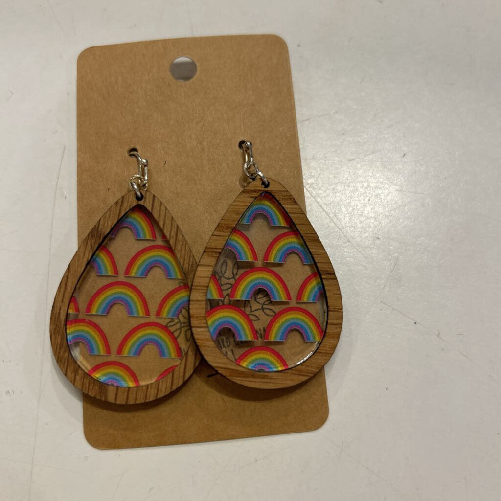 Rainbow Drop Earring