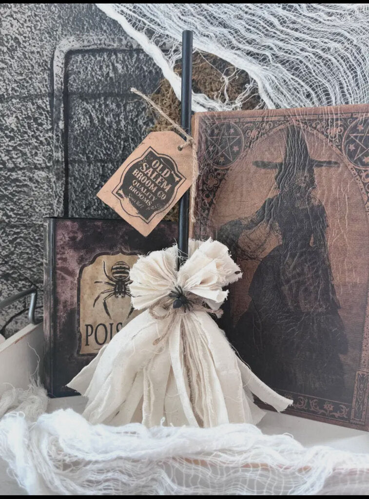12" Primitive Witch Broom