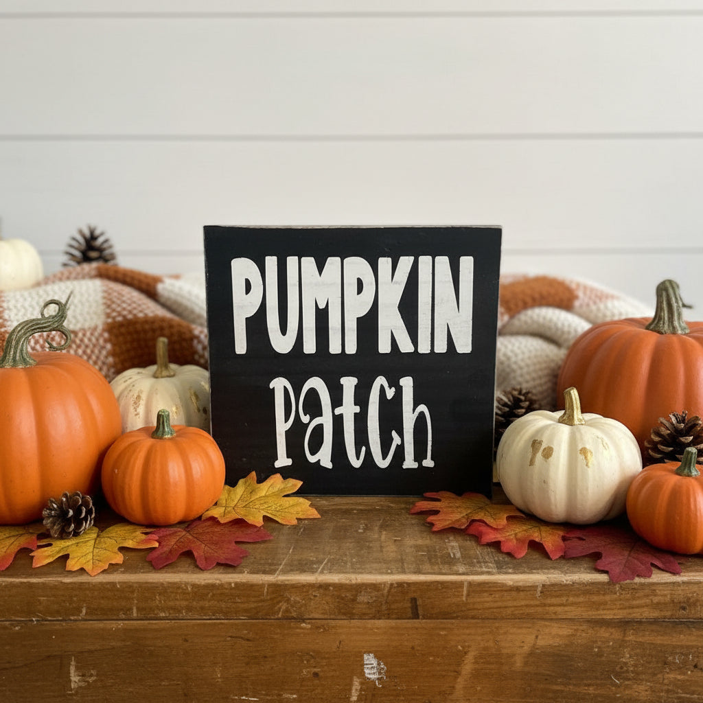 Pumpkin Patch 5in Block