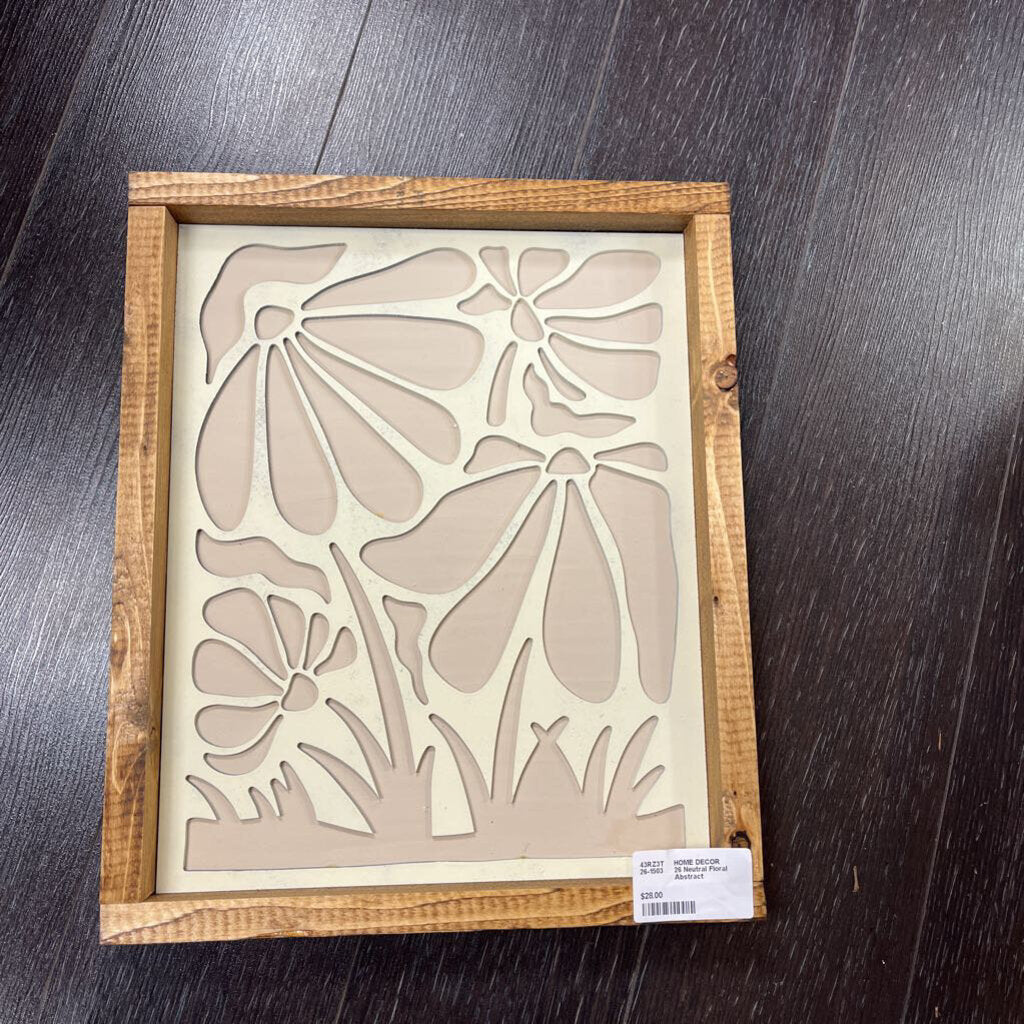 Neutral Floral Abstract