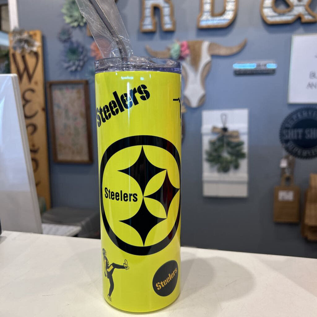 Steelers Yellow 20oz Flo Tumbler