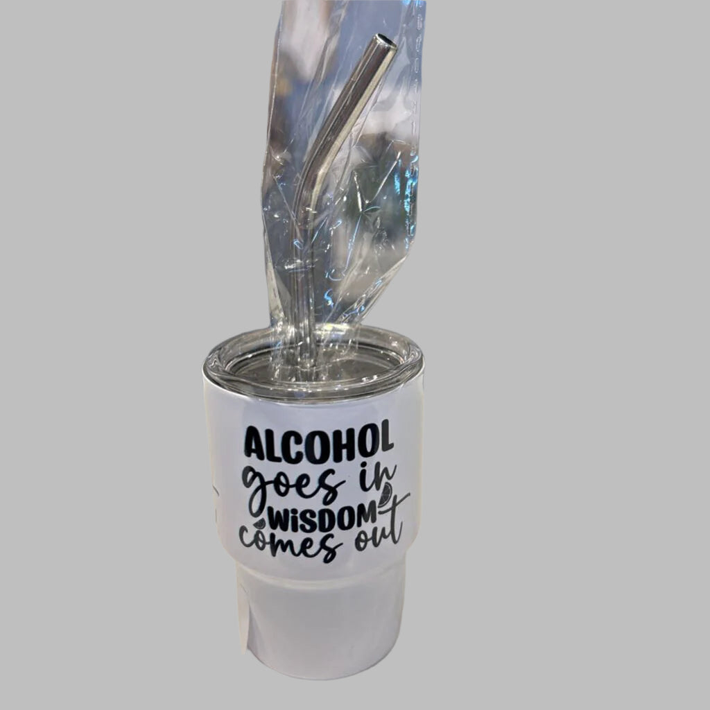 Alcohol Wisdom 3oz Tumbler