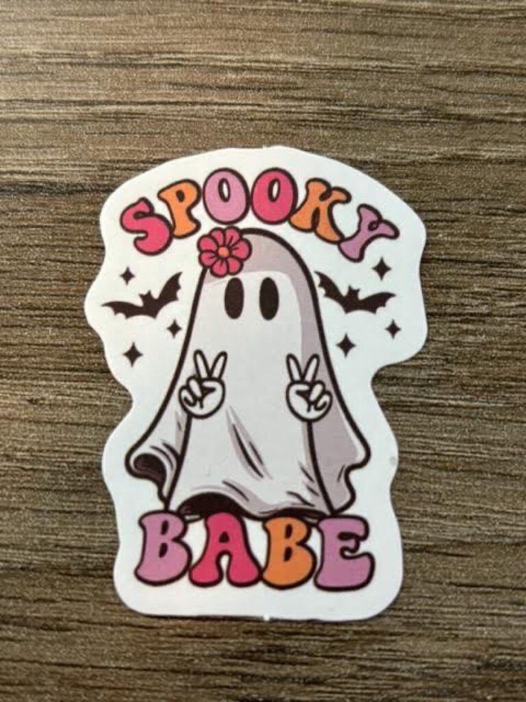 Sticker - Spooky babe ghost