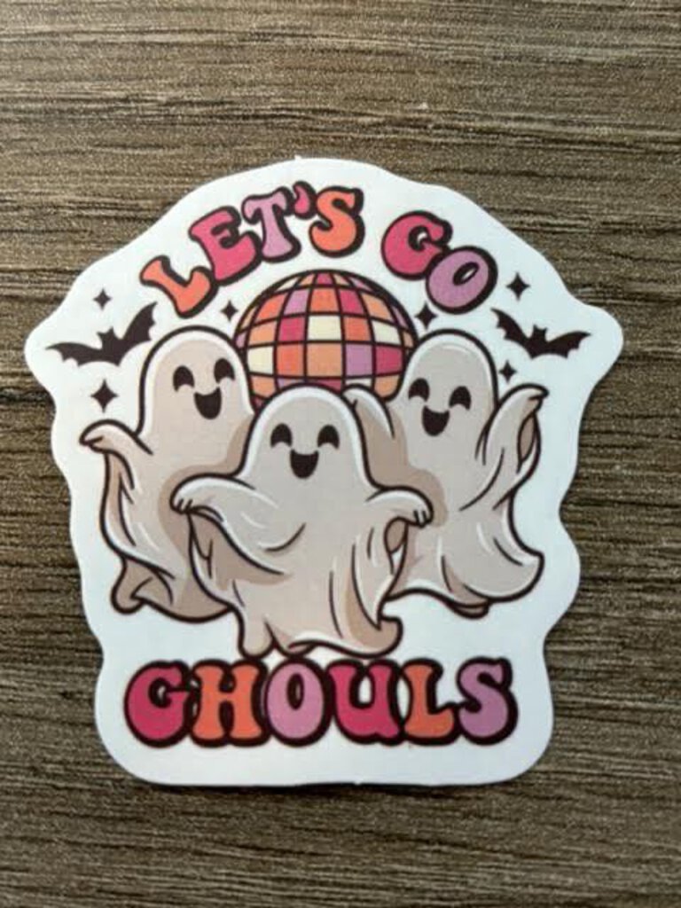 Sticker - Let's go ghouls -disco