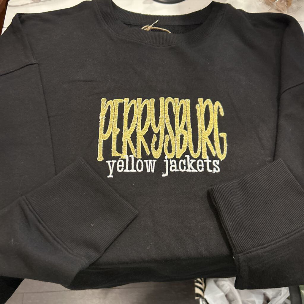 Perrysburg YJ embroidered knit sweatshirt XL