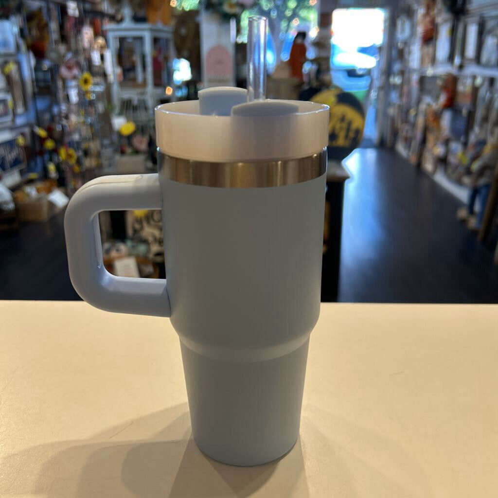 Kids Tumbler with handle 16oz Purple