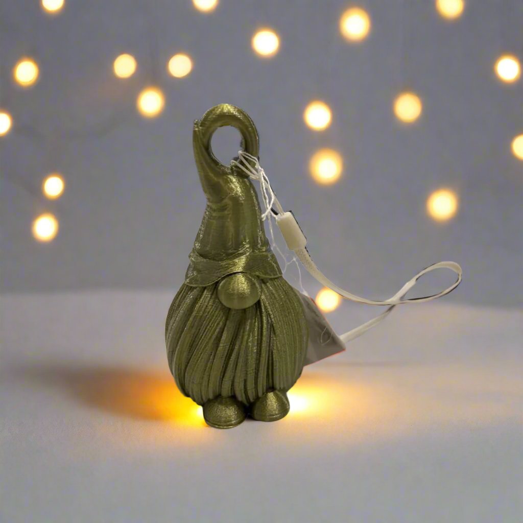 Gnome Ornament Green