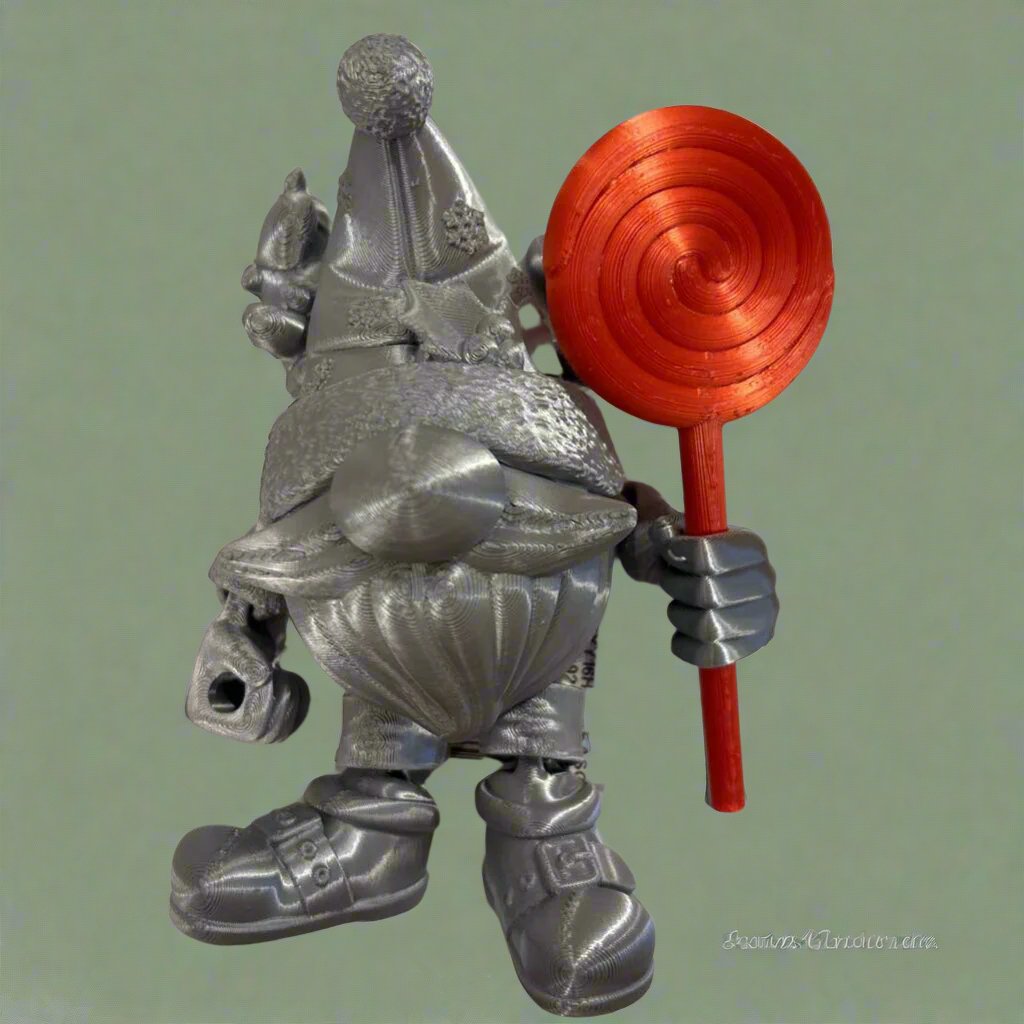 Christmas Gnome -Boy Gray Lollipop