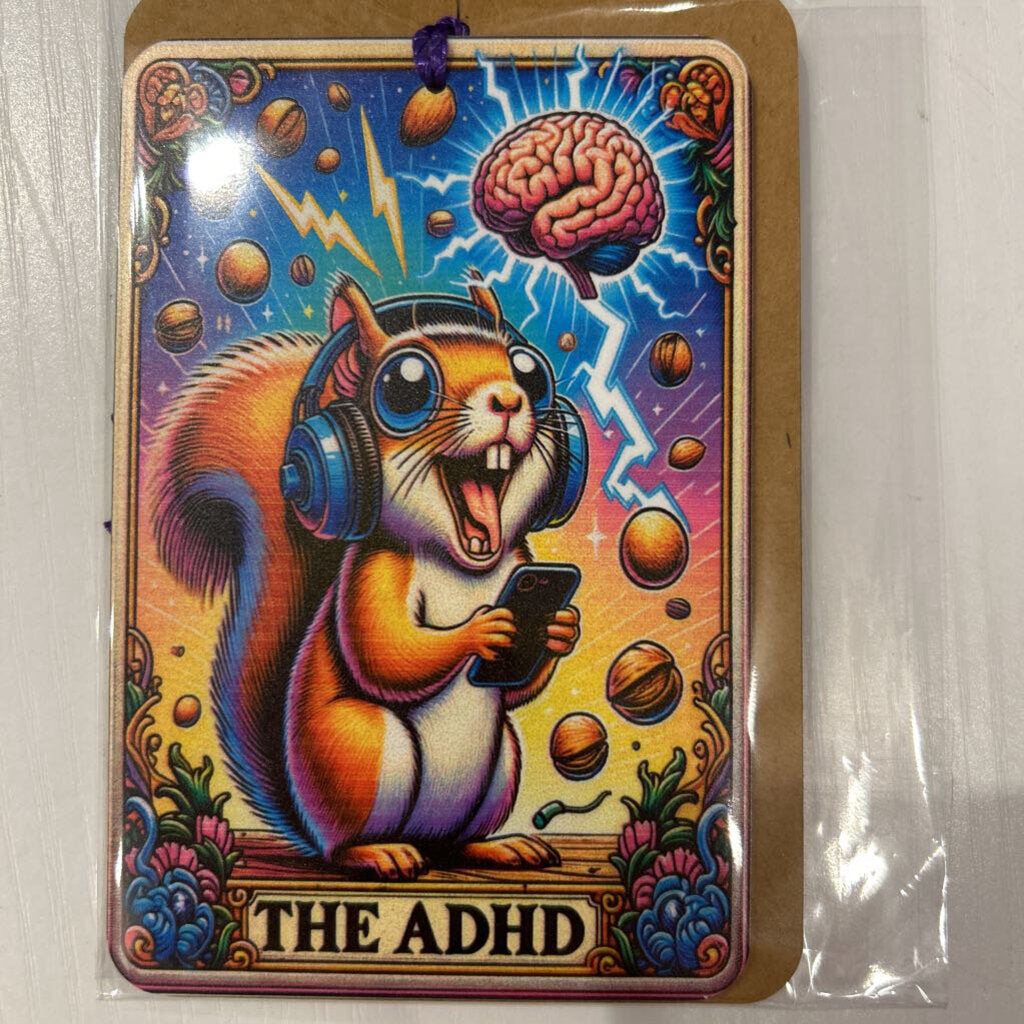 The ADHD Headphones Acrylic Tarot Card Bookmark