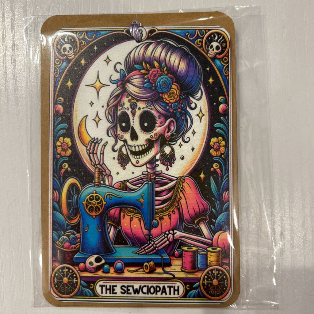 The Sewciopath Acrylic Tarot Card Bookmark
