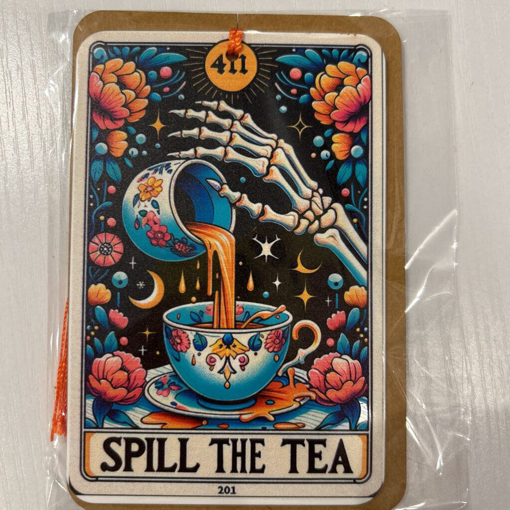 Spill the Tea Acrylic Card Bookmark