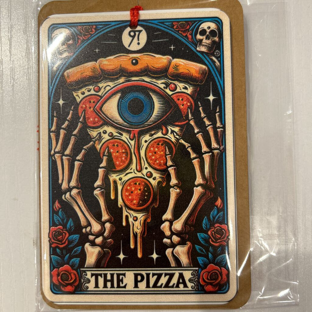 The Pizza Acrylic Card Bookmark