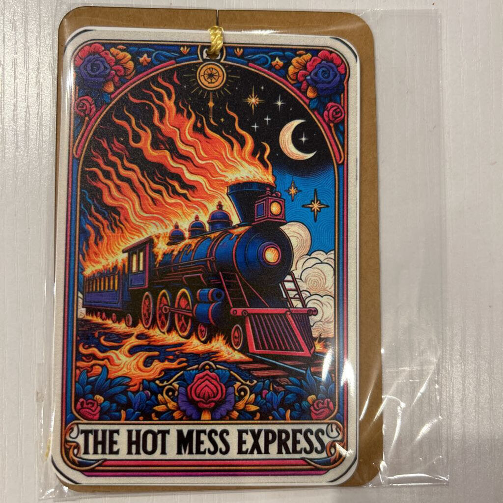 The Hot Mess Express Acrylic Card Bookmark