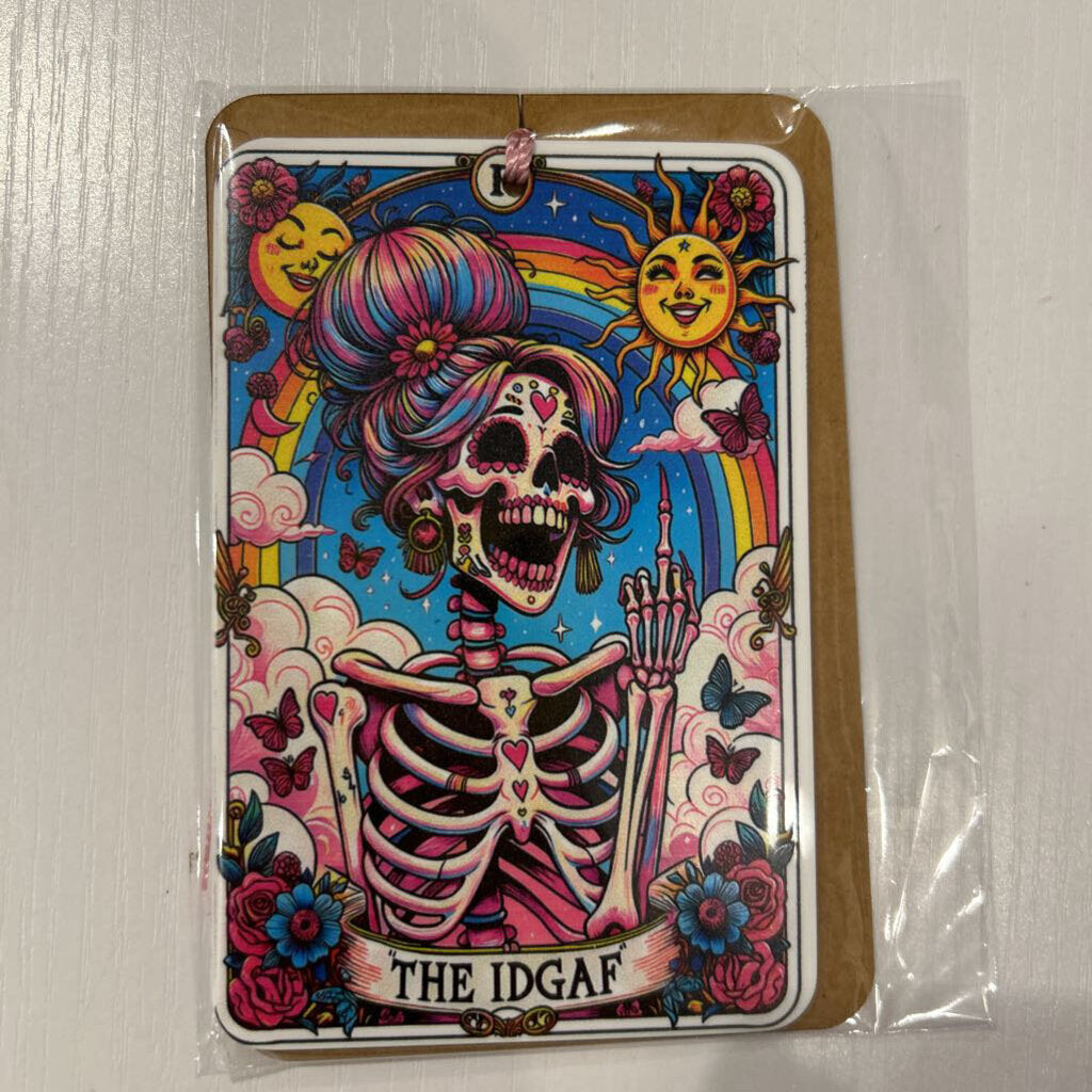 The IDGAF Acrylic Card Bookmark