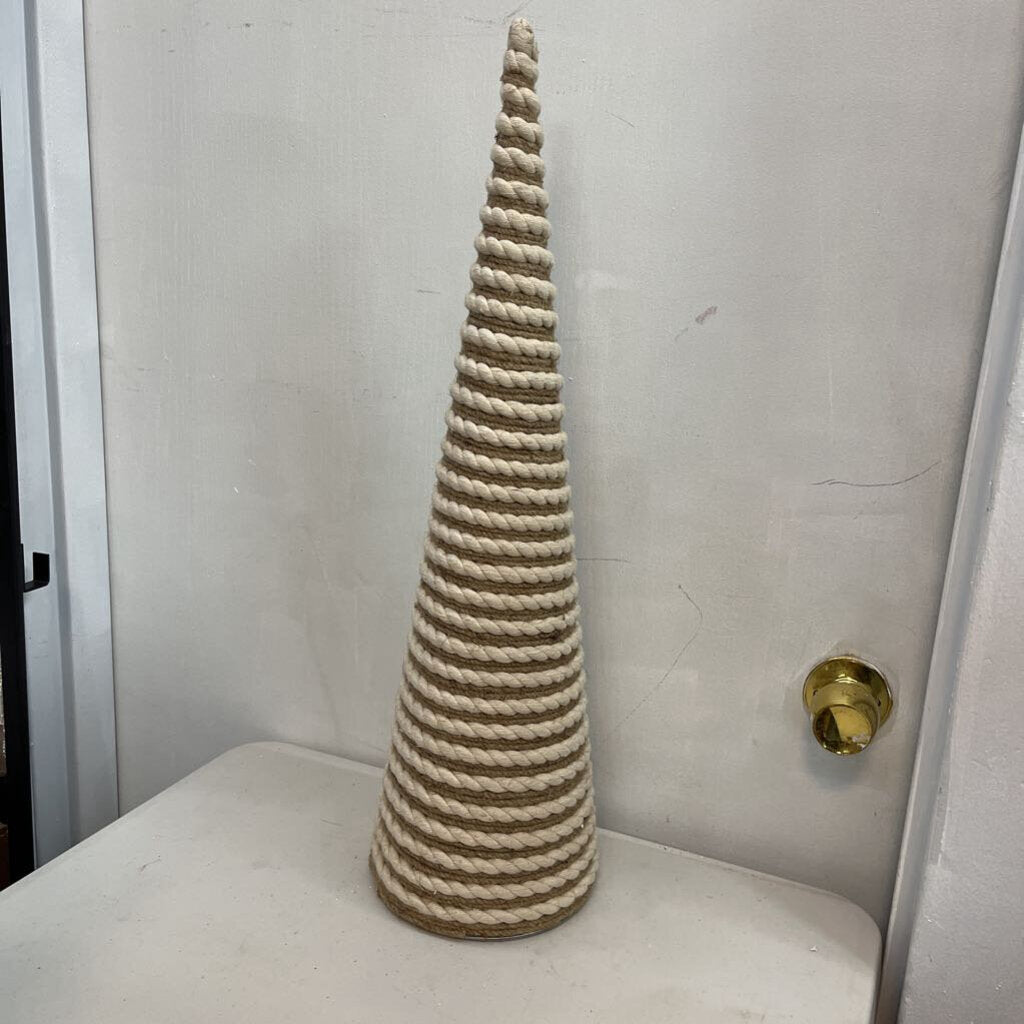Large Jute & Cotton Cone Tree