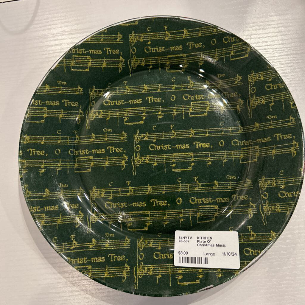 Plate O' Christmas Music
