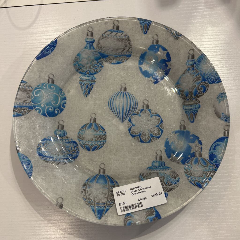 Plate Christmas Ornaments