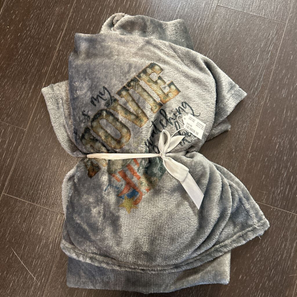 Fleece Blanket Movie Watching