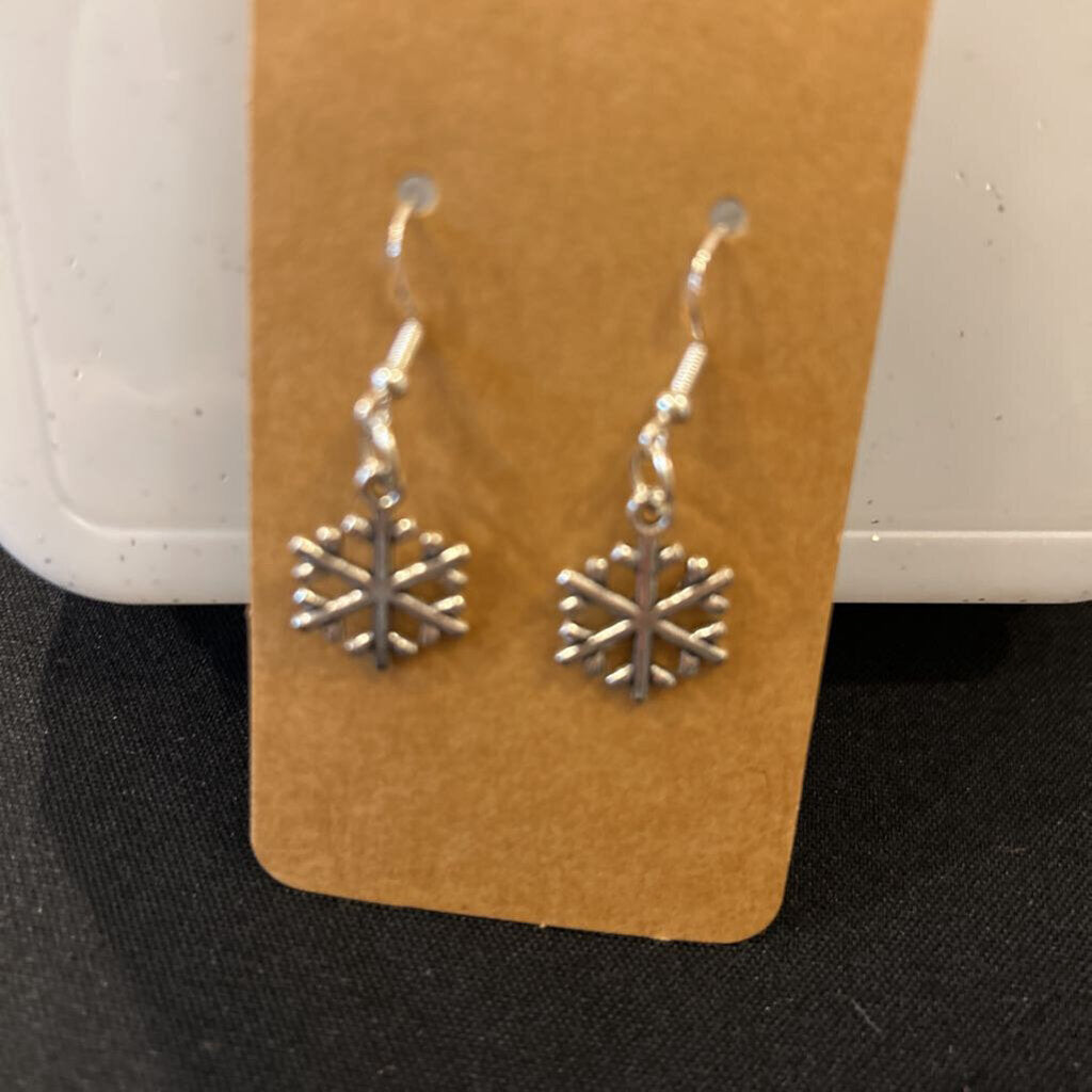 Earrings - Snowflake simple